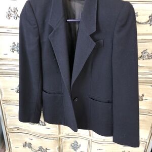 Jacket Evan Picone 2 P Navy Wool